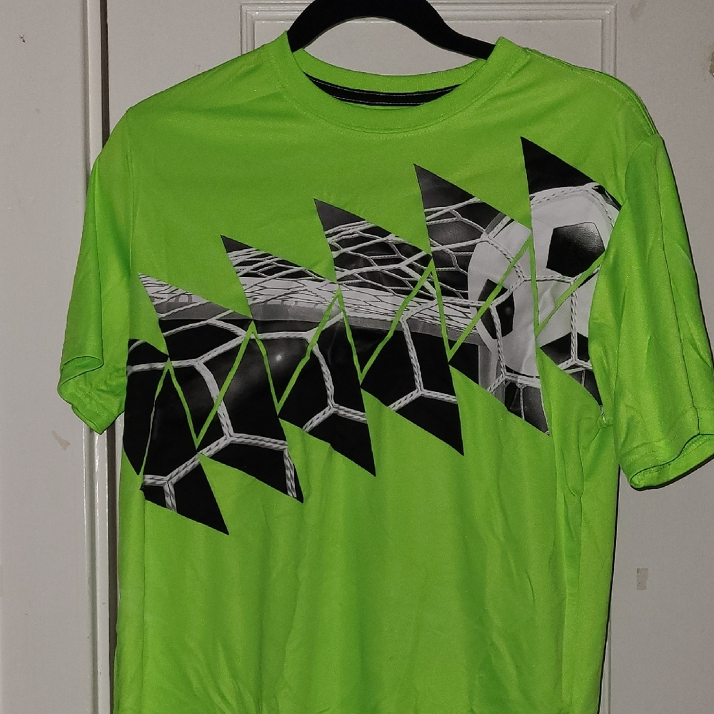 Neon Green Graphic Tee for Men
